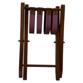 Kundra Tan Leather Luggage Rack