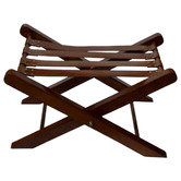 Kundra Tan Leather Luggage Rack