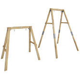 Lifespan Kids Bloom Adjustable Wooden Swing Frame