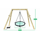 Lifespan Kids Farmdale Wooden Swing Set