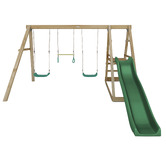 Lifespan Kids Winston 4-Station Wooden Swing Set with Slide