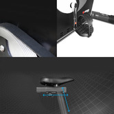Red Star Fitness Black Steel Olympus Exercise Bike