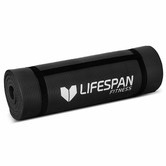 Red Star Fitness Cortex Black Rubber Yoga Mat