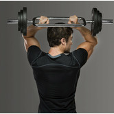 Red Star Fitness Olympic Tricep Bar with Spring Collar