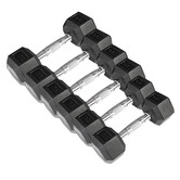 Red Star Fitness 6 Piece Cortex 1kg to 3kg Hex Dumbbell Set