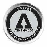 Red Star Fitness ATHENA100 200cm 15kg Women's Olympic Barbell with Lockjaw Collars