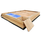 Red Star Fitness Somers Rectangular Sandpit