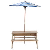 Red Star Fitness Arnold Kids' Outdoor Table with Umbrella