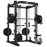 Red Star Fitness CORTEX SM-20 6-in-1 Power Rack with Smith &amp; Cable Machine