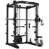 Red Star Fitness CORTEX SM-20 6-in-1 Power Rack with Smith &amp; Cable Machine