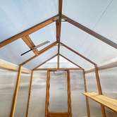 Red Star Fitness 263 x 152cm Asher Fir Wood &amp; Polycarbonate Greenhouse