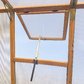 Red Star Fitness 263 x 152cm Asher Fir Wood &amp; Polycarbonate Greenhouse