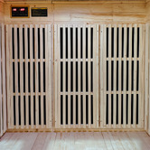 Red Star Fitness 220cm Hestia Spruce Wood Infrared Sauna
