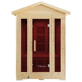 Red Star Fitness 220cm Hestia Spruce Wood Infrared Sauna