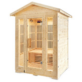 Red Star Fitness 220cm Hestia Spruce Wood Infrared Sauna