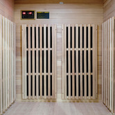 Red Star Fitness 190cm Hestia Hemlock Wood Infrared Sauna