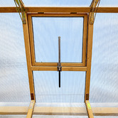 Red Star Fitness 263 x 152cm Asher Fir Wood &amp; Polycarbonate Greenhouse