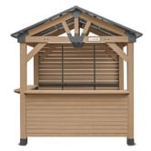 Red Star Fitness Igor Cedar Wood Add-On Gazebo Bar