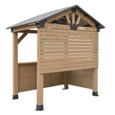 Red Star Fitness Igor Cedar Wood Add-On Gazebo Bar