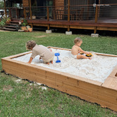 Red Star Fitness Somers Rectangular Sandpit