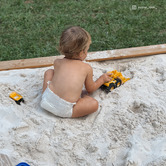 Red Star Fitness Somers Rectangular Sandpit