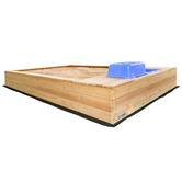 Red Star Fitness Somers Rectangular Sandpit