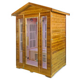 Red Star Fitness 220cm Hestia Spruce Wood Infrared Sauna
