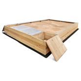 Red Star Fitness Somers Rectangular Sandpit