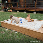 Red Star Fitness Somers Rectangular Sandpit