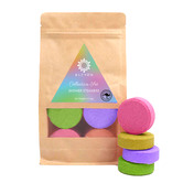 Alcyon 10 Piece Multi-Coloured Shower Steamer Set