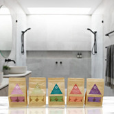 Alcyon 10 Piece Multi-Coloured Shower Steamer Set