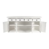 NovaSolo Halifax 4 Drawer Mahogany Wood Sideboard