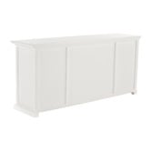 NovaSolo Halifax 4 Drawer Mahogany Wood Sideboard