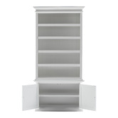 NovaSolo Halifax Mahogany Wood Bookcase