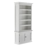NovaSolo Halifax Mahogany Wood Bookcase