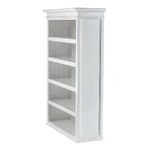 NovaSolo Halifax Mahogany Wood Bookcase