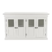 NovaSolo Halifax 4 Door Mahogany Wood Sideboard
