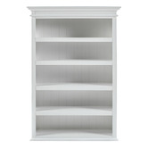 NovaSolo Halifax Mahogany Wood Bookcase