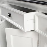 NovaSolo Halifax 3 Drawer Mahogany Wood Sideboard