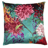Evelyn Home Chintz Garden Square Velvet Cushion