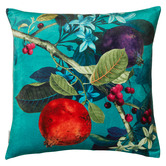 Evelyn Home Pomegranate Velvet Cushion