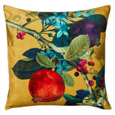 Evelyn Home Pomegranate Velvet Cushion