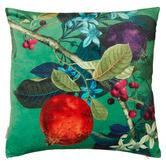 Evelyn Home Pomegranate Velvet Cushion
