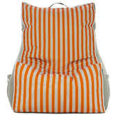 Comfort Beanbags Vertical Striped Coastal Lounge Beanbag Cover