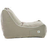 Comfort Beanbags Grey Coastal Lounge Beanbag Cover