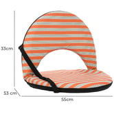 Comfort Beanbags Striped Kaia Outdoor Cushion Recliner
