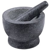 Davis &amp; Waddell Grey 17cm Granite Mortar &amp; Pestle