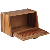 Davis &amp; Waddell Natural Wooden Bread Box with Lid