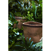 Davis &amp; Waddell Brown Jute &amp; Cotton Onion Sack