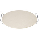Davis &amp; Waddell Round Pizza Stone with Handles